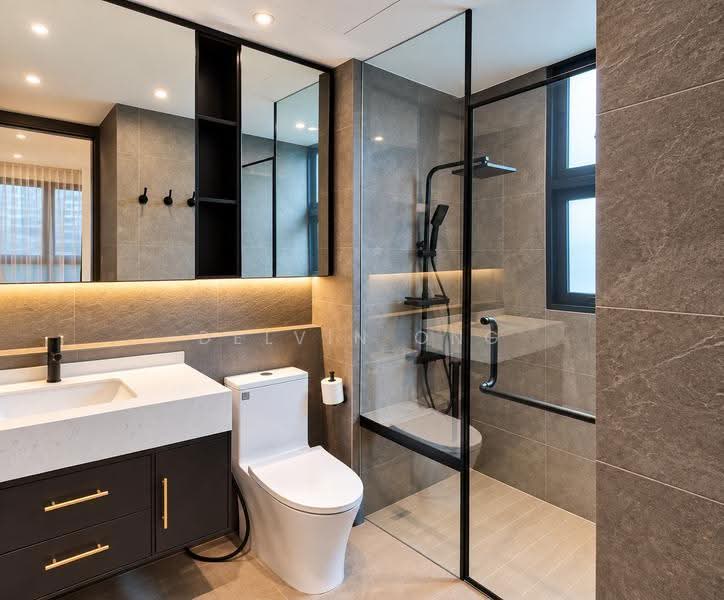 Lush Acres, Sengkang West Way/Fernvale, Seletar / Yio Chu Kang, 3 Bedrooms, 1,066 sqft, Condominium For Sale, by Delvin Ong, 500271711 - Bathroom - PropertyGuru.com.sg