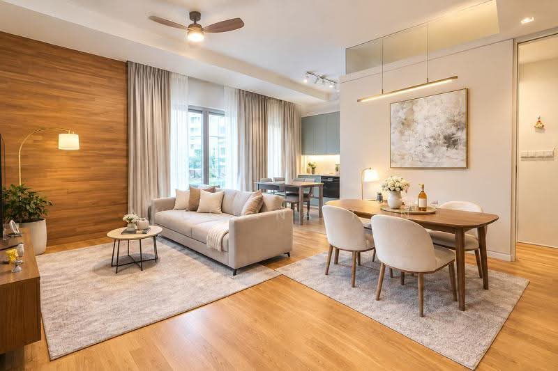 Tan Quee Lan Suites, 9 Tan Quee Lan Street, Beach Road / Bugis / Rochor, 2 Bedrooms, 753 sqft, Apartment For Sale, by Angelina Tan, 500271719 - Living Room - PropertyGuru.com.sg