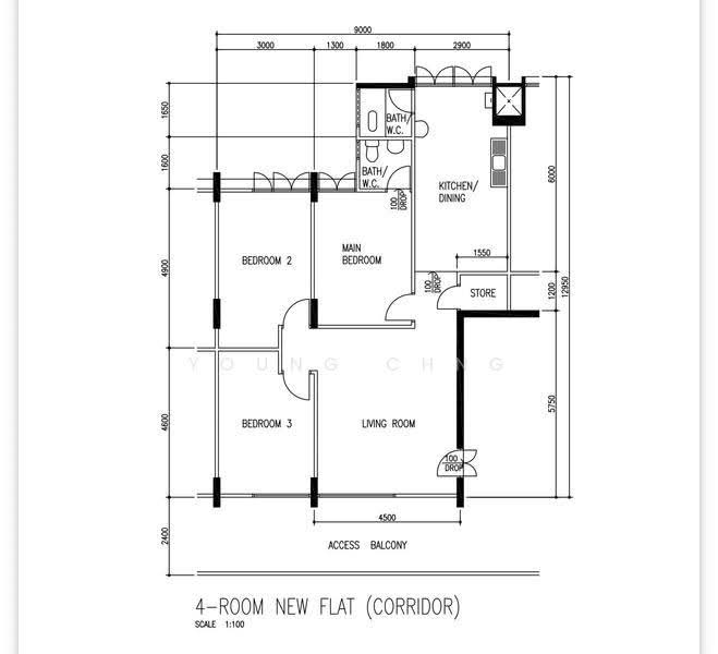 640 Ang Mo Kio Avenue 6, 640 Ang Mo Kio Avenue 6, Ang Mo Kio / Bishan / Thomson, 3 Bedrooms, 980 sqft, HDB Flat For Sale, by Young Chng, 500271724 - PropertyGuru.com.sg