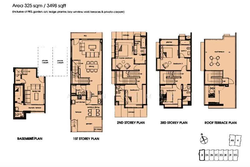 Chestnut Residences, 2 Jalan Emas Urai, Dairy Farm / Bukit Panjang / Choa Chu Kang, 4 Bedrooms, 3,498 sqft, Terraced House For Rent, by Arun Kumar, 500271762 - PropertyGuru.com.sg