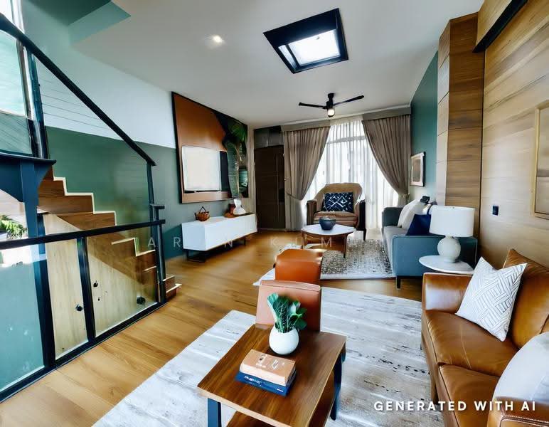 Chestnut Residences, 2 Jalan Emas Urai, Dairy Farm / Bukit Panjang / Choa Chu Kang, 4 Bedrooms, 3,498 sqft, Terraced House For Rent, by Arun Kumar, 500271762 - Living Room - PropertyGuru.com.sg