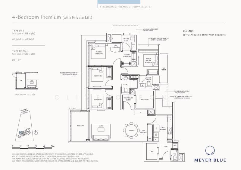 MEYER BLUE, 83 Meyer Road, East Coast / Marine Parade, 4 Bedrooms, 1,518 sqft, Condominium For Sale, by Clive Cheong, 500271817 - DP2(p) - PropertyGuru.com.sg