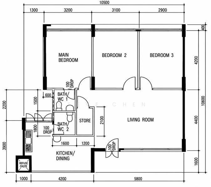 123 Mcnair Road, 123 Mcnair Road, Balestier / Toa Payoh, 3 Bedrooms, 893 sqft, HDB Flat For Sale, by Steve Chen, 500271825 - PropertyGuru.com.sg