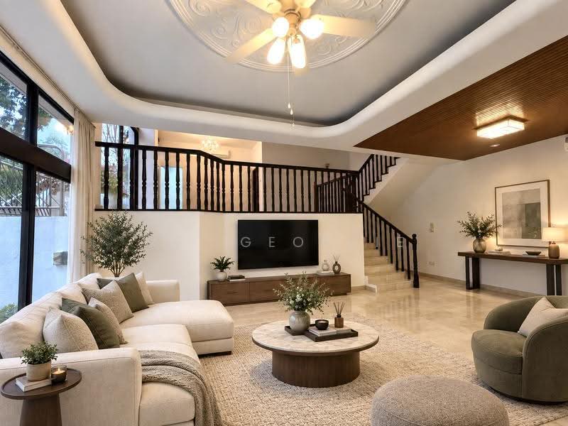Charming Renovated Corner Semi-Detached at Coronation Rd.1km to Nanyang Primary & Raffles Girls Pri, Coronation Road, Kingsmead Road, Duchess Road, Tanglin / Holland / Bukit Timah, 6 Bedrooms, 4,000 sqft, Semi-Detached House For Rent, by Ms. Georgie, 500271889 - Virtually staged Living Room - PropertyGuru.com.sg