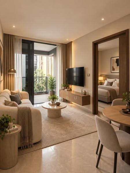 Orchard Sophia, 128 Sophia Road, Orchard / River Valley, 1 Bedroom, 463 sqft, Condominium For Rent, by Ratheesh Babu, 500271899 - Living Room - PropertyGuru.com.sg