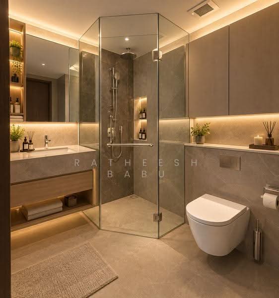 Orchard Sophia, 128 Sophia Road, Orchard / River Valley, 1 Bedroom, 463 sqft, Condominium For Rent, by Ratheesh Babu, 500271899 - Bathroom - PropertyGuru.com.sg