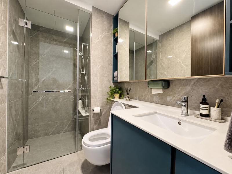 Clavon, 6 Clementi Avenue 1, Buona Vista / West Coast / Clementi New Town, 2 Bedrooms, 764 sqft, Condominium For Rent, by Jason Chen 陈野文, 500271912 - Bathroom - PropertyGuru.com.sg
