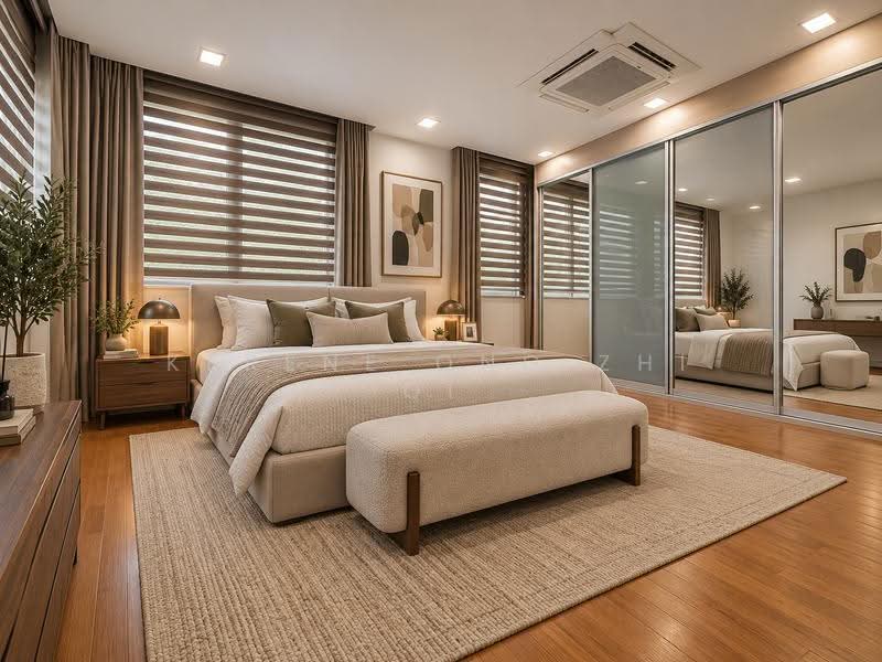 Century Woods, Woodgrove View, Admiralty / Woodlands, 4 Bedrooms, 3,010 sqft, Terraced House For Sale, by Kerene Ong Zhi Qi, 500271932 - Master Bedroom - PropertyGuru.com.sg