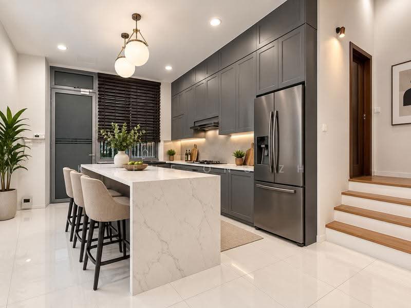 Century Woods, Woodgrove View, Admiralty / Woodlands, 4 Bedrooms, 3,010 sqft, Terraced House For Sale, by Kerene Ong Zhi Qi, 500271932 - Kitchen - PropertyGuru.com.sg