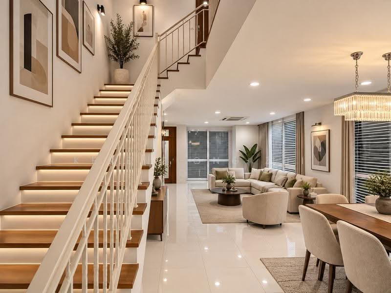 Century Woods, Woodgrove View, Admiralty / Woodlands, 4 Bedrooms, 3,010 sqft, Terraced House For Sale, by Kerene Ong Zhi Qi, 500271932 - Living Room - PropertyGuru.com.sg