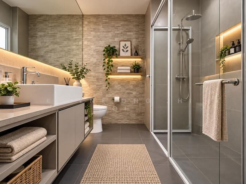 Century Woods, Woodgrove View, Admiralty / Woodlands, 4 Bedrooms, 3,010 sqft, Terraced House For Sale, by Kerene Ong Zhi Qi, 500271932 - Bathroom - PropertyGuru.com.sg