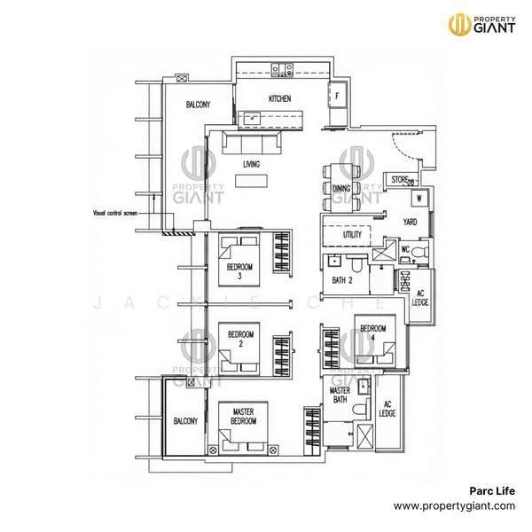 Parc Life, 29 Sembawang Crescent, Sembawang / Yishun, 4 Bedrooms, 1,281 sqft, Condominium For Sale, by Jackie Chew, 500271936 - PropertyGuru.com.sg