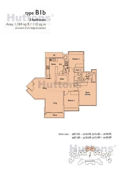Le Crescendo, 233 Paya Lebar Road, Eunos / Geylang / Paya Lebar, 3 Bedrooms, 1,184 sqft, Condominium For Sale, by Allen Lim, 500271952 - PropertyGuru.com.sg