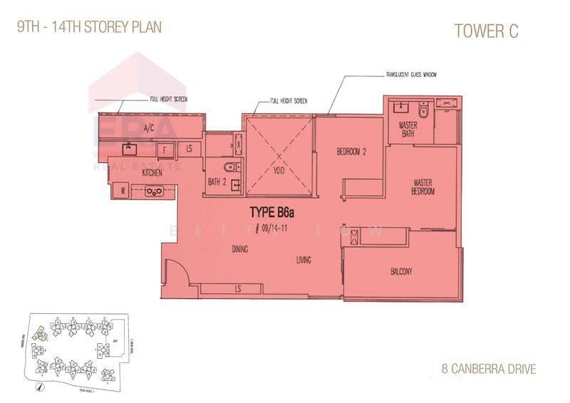 Eight Courtyards, 8 Canberra Drive, Sembawang / Yishun, 2 Bedrooms, 915 sqft, Condominium For Sale, by Betty Low, 500271967 - PropertyGuru.com.sg
