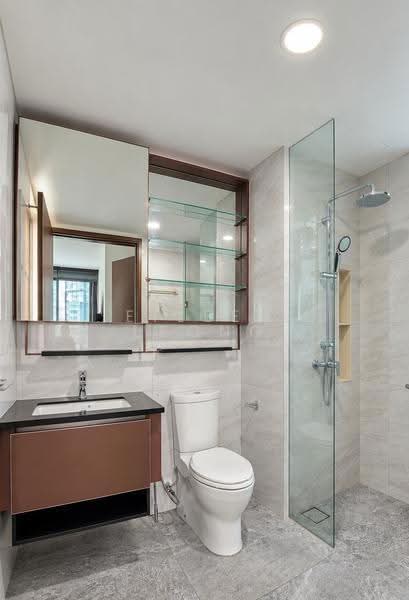 Normanton Park, 51 Normanton Park, Buona Vista / West Coast / Clementi New Town, 3 Bedrooms, 829 sqft, Condominium For Sale, by Eileen Leong, 500271987 - Master Toilet - PropertyGuru.com.sg