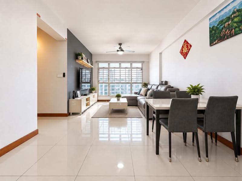 665C Punggol Drive, 665C Punggol Drive, Hougang / Punggol / Sengkang, 3 Bedrooms, 1,001 sqft, HDB Flat For Sale, by Shaun Lim, 500272062 - Living Room - PropertyGuru.com.sg