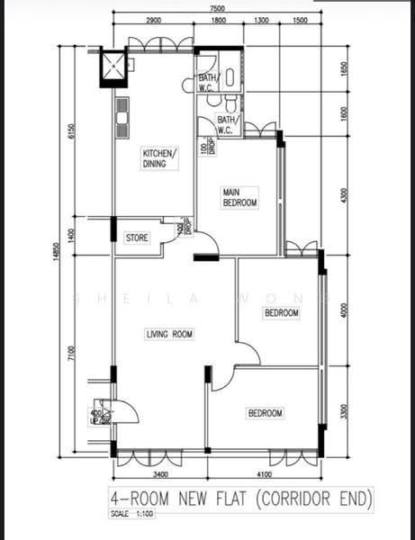 145 Bukit Batok Street 11, 145 Bukit Batok Street 11, Dairy Farm / Bukit Panjang / Choa Chu Kang, 3 Bedrooms, 1,001 sqft, HDB Flat For Sale, by Sheila Wong, 500272103 - PropertyGuru.com.sg
