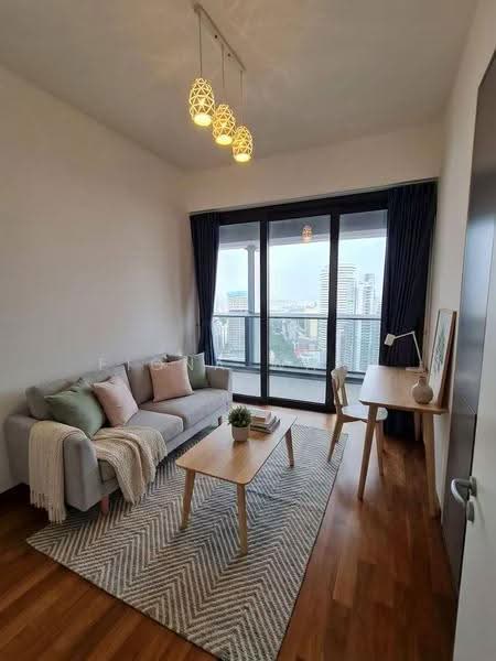 DUO Residences, 1 Fraser Street, Beach Road / Bugis / Rochor, 3 Bedrooms, 1,722 sqft, Apartment For Sale, by Fiona Wang, 500272128 - Living Room - PropertyGuru.com.sg