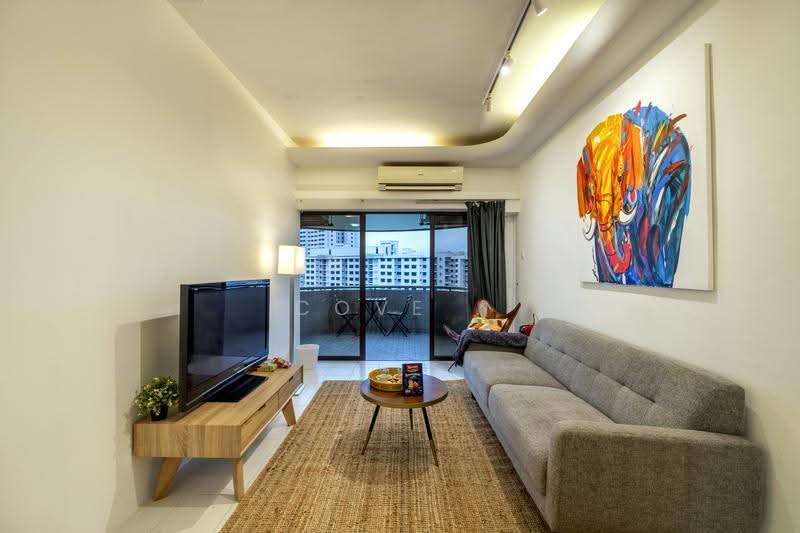 Teresa Ville, 1003 Lower Delta Road, Harbourfront / Telok Blangah, Room Rental, 202 sqft, Condominium For Rent, by Cove, 500272158 - Living Room - PropertyGuru.com.sg