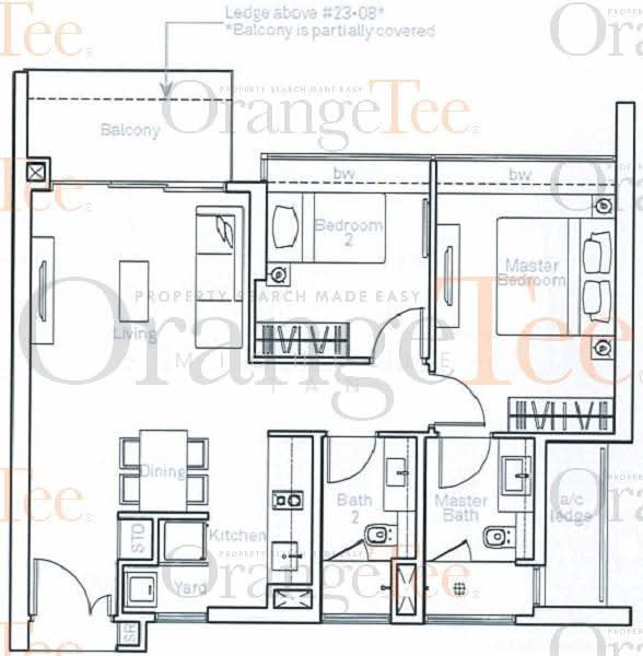 Cube 8, 376 Thomson Road, Newton / Novena, 2 Bedrooms, 904 sqft, Condominium For Rent, by Michelle Tan, 500272164 - PropertyGuru.com.sg