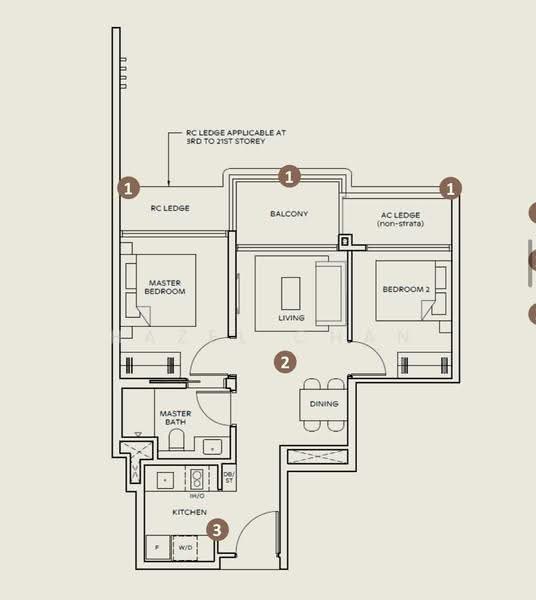 Thomson Reserve, Bright Hill Drive, Ang Mo Kio / Bishan / Thomson, 2 Bedrooms, 592 sqft, Condominium For Sale, by Hazel Chan, 500272174 - PropertyGuru.com.sg