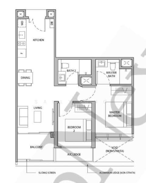 Dairy Farm Residences, 12 Dairy Farm Lane, Dairy Farm / Bukit Panjang / Choa Chu Kang, 2 Bedrooms, 710 sqft, Condominium For Rent, by Sally Ong, 500272193 - PropertyGuru.com.sg