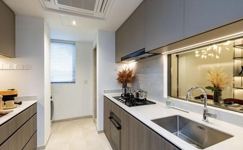 Hillock Green, 26 Lentor Central, Mandai / Upper Thomson, 1 Bedroom, 517 sqft, Condominium For Sale, by Adrian Lee 李俊汶, 500272239 - Kitchen - PropertyGuru.com.sg