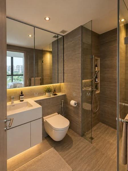 The Garden Residences, 9 Serangoon North View, Hougang / Punggol / Sengkang, 2 Bedrooms, 689 sqft, Condominium For Sale, by Mark Sim, 500272248 - Bathroom - PropertyGuru.com.sg