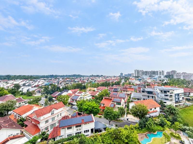 AMO Residence, 21 Ang Mo Kio Rise, Ang Mo Kio / Bishan / Thomson, 2 Bedrooms, 678 sqft, Condominium For Sale, by Phyllis Tan, 500272258 - Living hall unblock view - PropertyGuru.com.sg