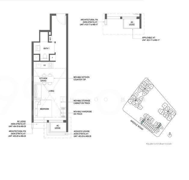 The M, 30 Middle Road, Beach Road / Bugis / Rochor, 1 Bedroom, 409 sqft, Condominium For Sale, by Laven Loo 吕欣颐, 500272299 - PropertyGuru.com.sg