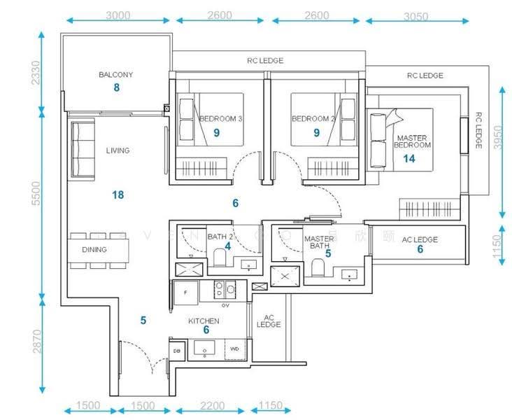 Hillhaven, 7 Hillview Rise, Dairy Farm / Bukit Panjang / Choa Chu Kang, 1 Bedroom, , Condominium For Rent, by Laven Loo 吕欣颐, 500272325 - PropertyGuru.com.sg