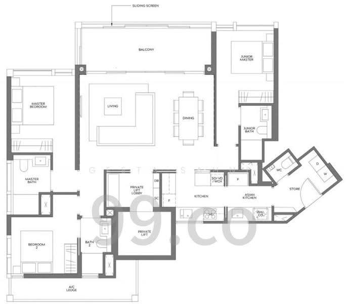 Meyer Mansion, 79 Meyer Road, East Coast / Marine Parade, 3 Bedrooms, 1,399 sqft, Condominium For Rent, by Geeta Sahni, 500272372 - PropertyGuru.com.sg