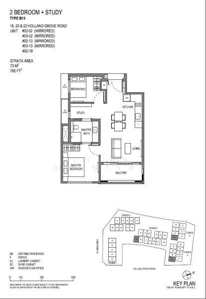 Parksuites, 18 Holland Grove Road, Tanglin / Holland / Bukit Timah, 2 Bedrooms, 786 sqft, Condominium For Sale, by Dylan McIntyre, 500272435 - PropertyGuru.com.sg