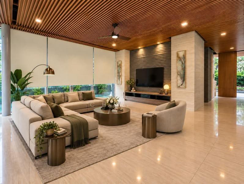 Sentosa Cove, Cove Way, Harbourfront / Telok Blangah, 5 Bedrooms, 7,628 sqft, Bungalow House For Rent, by CHEN ., 500272439 - Living Room - PropertyGuru.com.sg