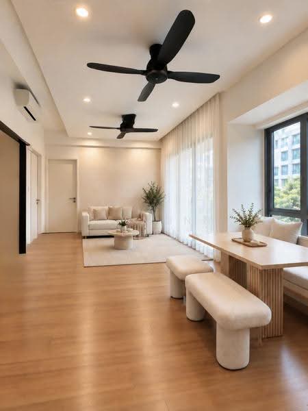 3 @ Phillips, 3 Phillips Avenue, Hougang / Punggol / Sengkang, 2 Bedrooms, 893 sqft, Condominium For Sale, by Desmond Lian, 500272444 - Living & Dining Room - PropertyGuru.com.sg