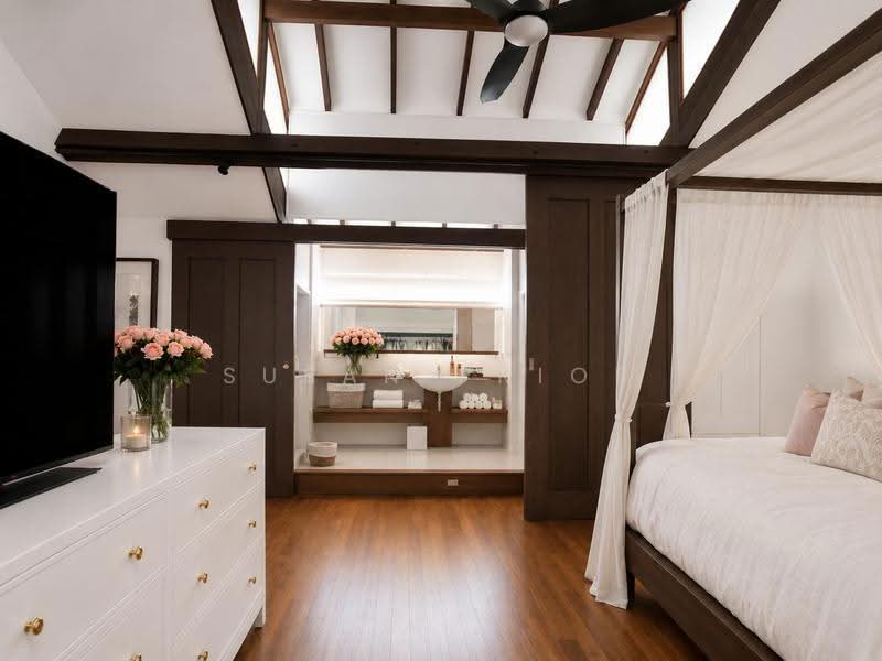 Emerald Hill Trendy 2+ Study+ Roof Terrace, Emerald Hill Road, Orchard / River Valley, 4 Bedrooms, 2,600 sqft, Conservation House For Rent, by Susan Prior, 500272469 - Master Bedroom - PropertyGuru.com.sg