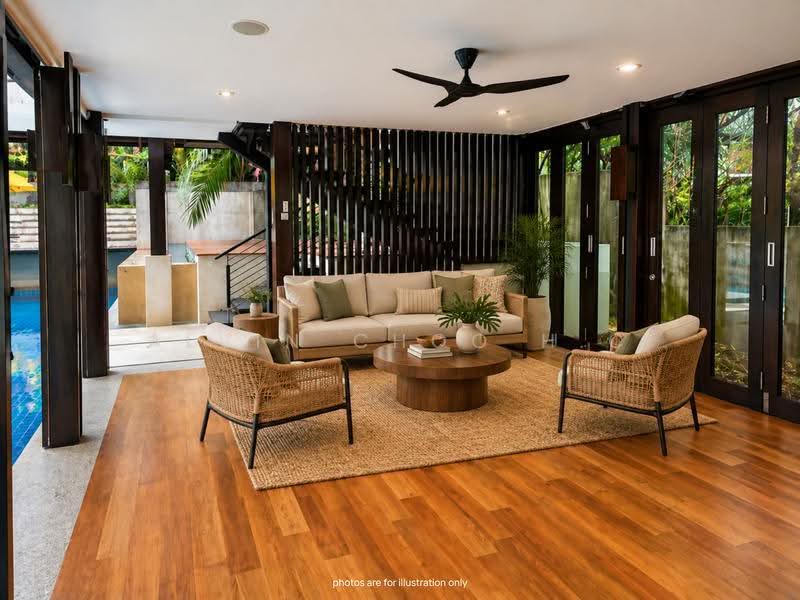 Sentosa Cove, Lakeshore View, Harbourfront / Telok Blangah, 5 Bedrooms, 10,500 sqft, Bungalow House For Sale, by Alvin Choo H.C, 500272487 - Living Room - PropertyGuru.com.sg