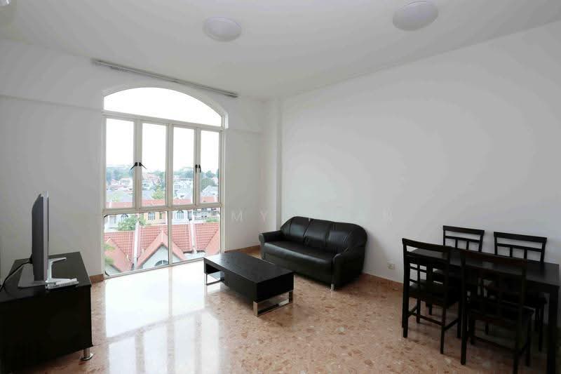 Estella Gardens, 23 Flora Road, Changi Airport / Changi Village, 1 Bedroom, 657 sqft, Condominium For Rent, by Tommy Yuan, 500272489 - Living Room - PropertyGuru.com.sg