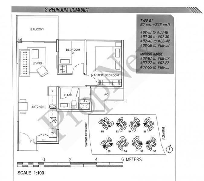 Parc Olympia, 50 Flora Drive, Changi Airport / Changi Village, 2 Bedrooms, 645 sqft, Condominium For Rent, by Jen Tan, 500272510 - PropertyGuru.com.sg