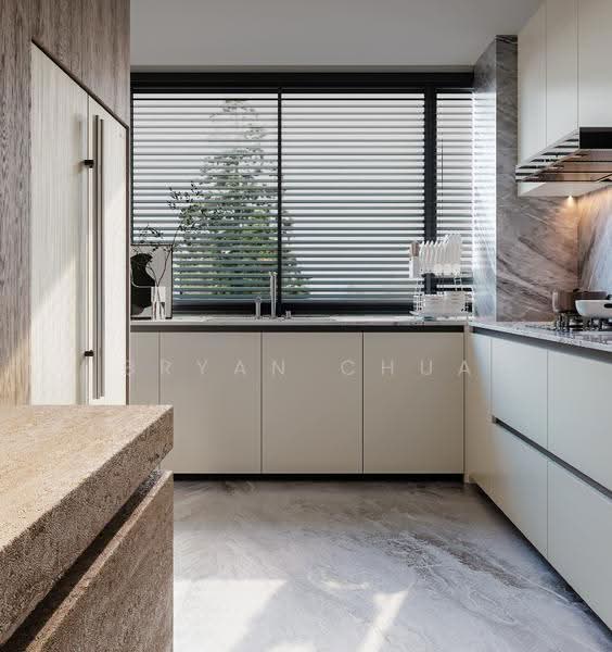 Cheap, Freehold, Brand New Terrace in Prime D15, Opera Estate, East Coast / Marine Parade, 5 Bedrooms, 4,263 sqft, Terraced House For Sale, by Bryan Chua, 500272540 - Kitchen - PropertyGuru.com.sg