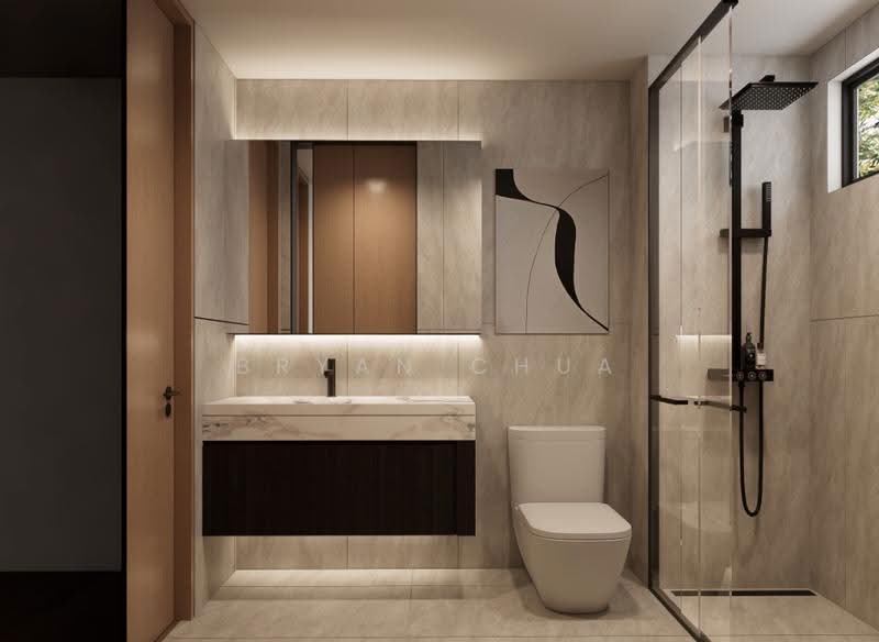Cheap, Freehold, Brand New Terrace in Prime D15, Opera Estate, East Coast / Marine Parade, 5 Bedrooms, 4,263 sqft, Terraced House For Sale, by Bryan Chua, 500272540 - Bathroom - PropertyGuru.com.sg