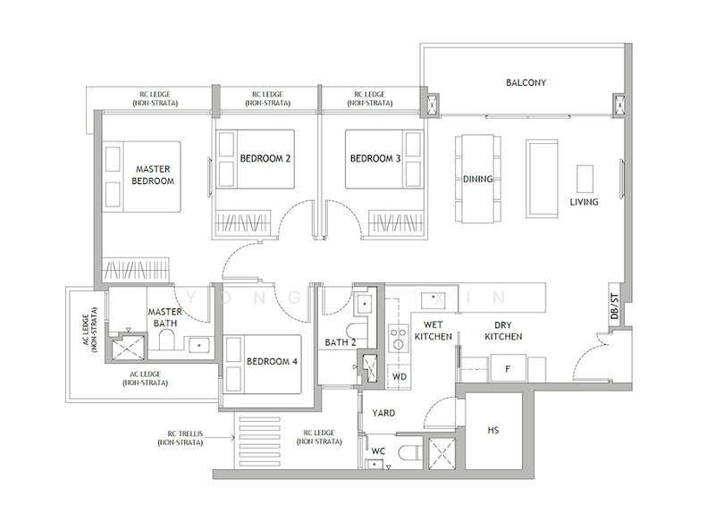 Dunearn House, 764 Dunearn Road, Newton / Novena, 4 Bedrooms, 1,184 sqft, Condominium For Sale, by Yong Yi Xin, 500272575 - PropertyGuru.com.sg