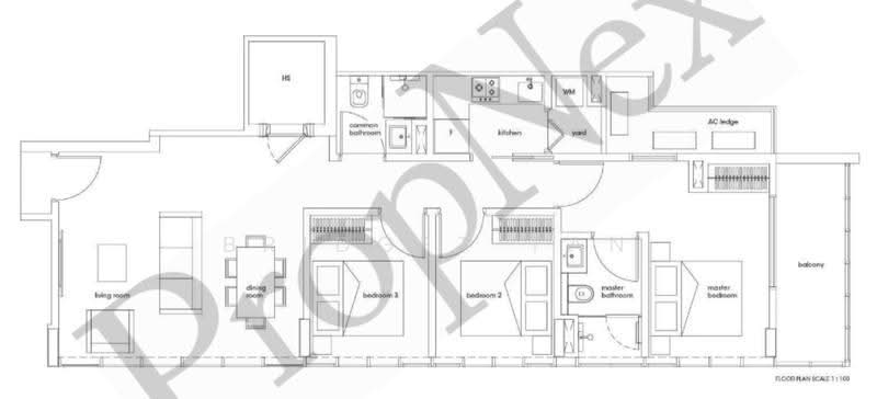 M Suites, 65 Lorong Melayu, Eunos / Geylang / Paya Lebar, 3 Bedrooms, 1,044 sqft, Condominium For Rent, by Bridget Tan, 500272596 - PropertyGuru.com.sg