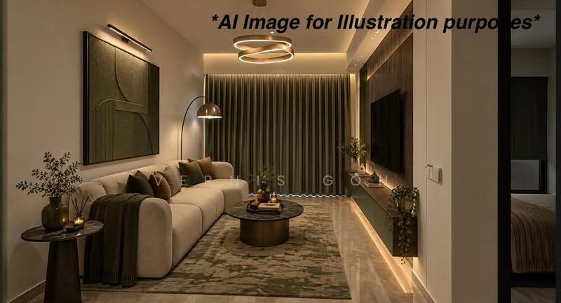Tembusu Grand, 94 Jalan Tembusu, East Coast / Marine Parade, 2 Bedrooms, 775 sqft, Condominium For Rent, by Vernis Goh, 500272599 - Living Room - PropertyGuru.com.sg