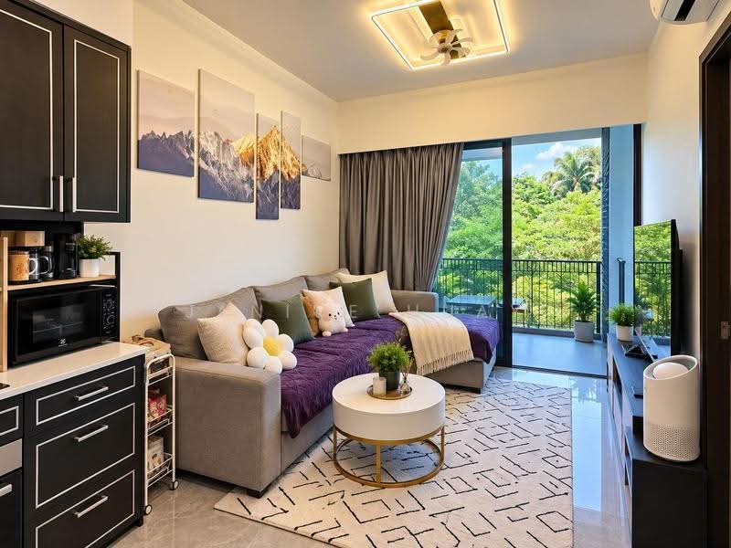 Mayfair Gardens, 8 Rifle Range Road, Clementi Park / Upper Bukit Timah, 1 Bedroom, 560 sqft, Condominium For Sale, by Janice Huay, 500272655 - Living Room - PropertyGuru.com.sg