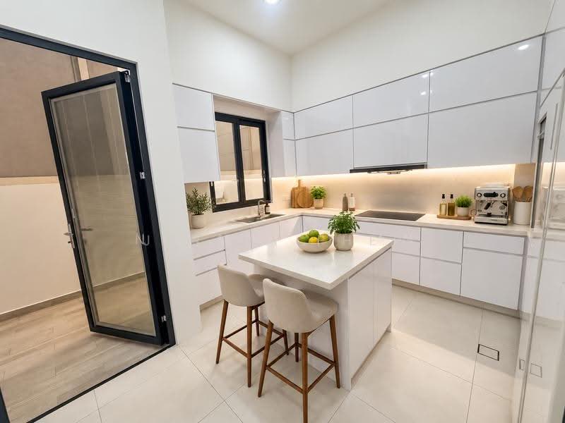 Modern Terrace Near Kovan mrt, Mall, Food Centre & Supermarket, Jalan Lepas, Hougang / Punggol / Sengkang, 4 Bedrooms, 3,000 sqft, Terraced House For Rent, by Jeremy Pher, 500272680 - Kitchen - PropertyGuru.com.sg