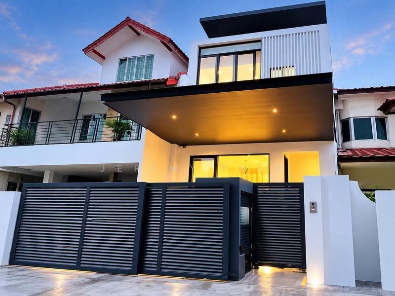Modern Terrace Near Kovan mrt, Mall, Food Centre & Supermarket, Jalan Lepas, Hougang / Punggol / Sengkang, 4 Bedrooms, 3,000 sqft, Terraced House For Rent, by Jeremy Pher, 500272680 - Exterior - PropertyGuru.com.sg
