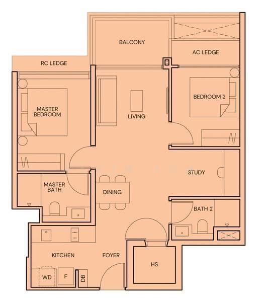 Terra Hill, 22 Yew Siang Road, Buona Vista / West Coast / Clementi New Town, 3 Bedrooms, 807 sqft, Condominium For Sale, by Alvin Toh, 500272713 - PropertyGuru.com.sg