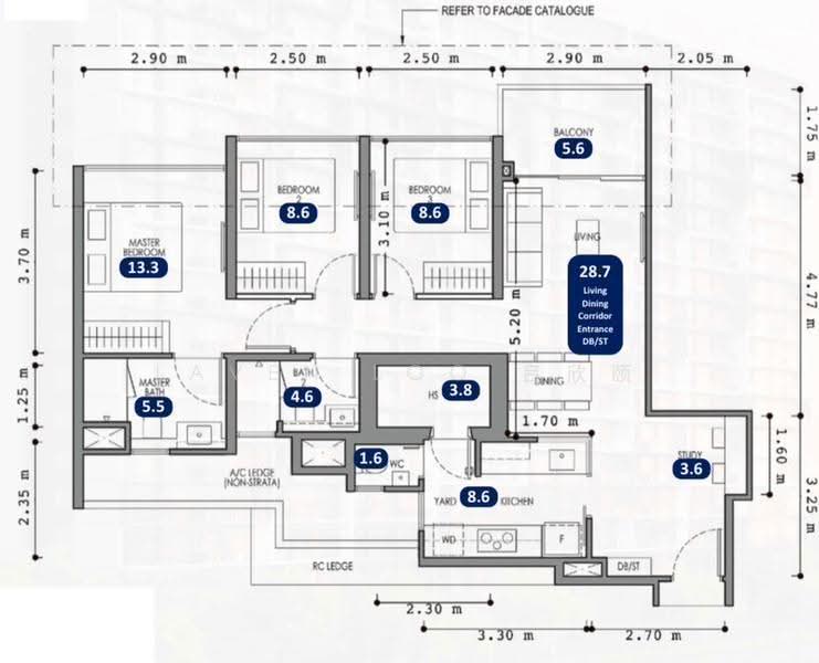Lucerne Grand, Lakeside Drive, Boon Lay / Jurong / Tuas, 3 Bedrooms, 1,001 sqft, Condominium For Sale, by Laven Loo 吕欣颐, 500272714 - PropertyGuru.com.sg