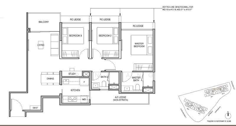Norwood Grand, Admiralty / Woodlands, 3 Bedrooms, 872 sqft, Condominium For Rent, by Rina Ang, 500272731 - PropertyGuru.com.sg